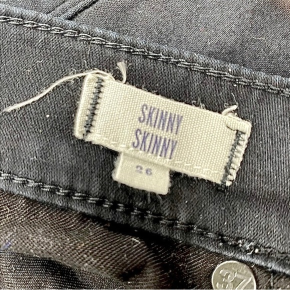 Madewell Black Skinny Skinny 8” Rise Black Pants Size 26 Women’s - Picture 8 of 8